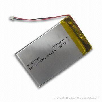 3.7V/1,600mAh Lithium-ion Battery for RC Toys, Portable Devices and Wireless Two Way Radio